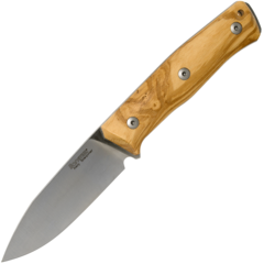 Фото Нож с фиксированным клинком LionSteel B35, сталь Sleipner, рукоять оливковое дерево