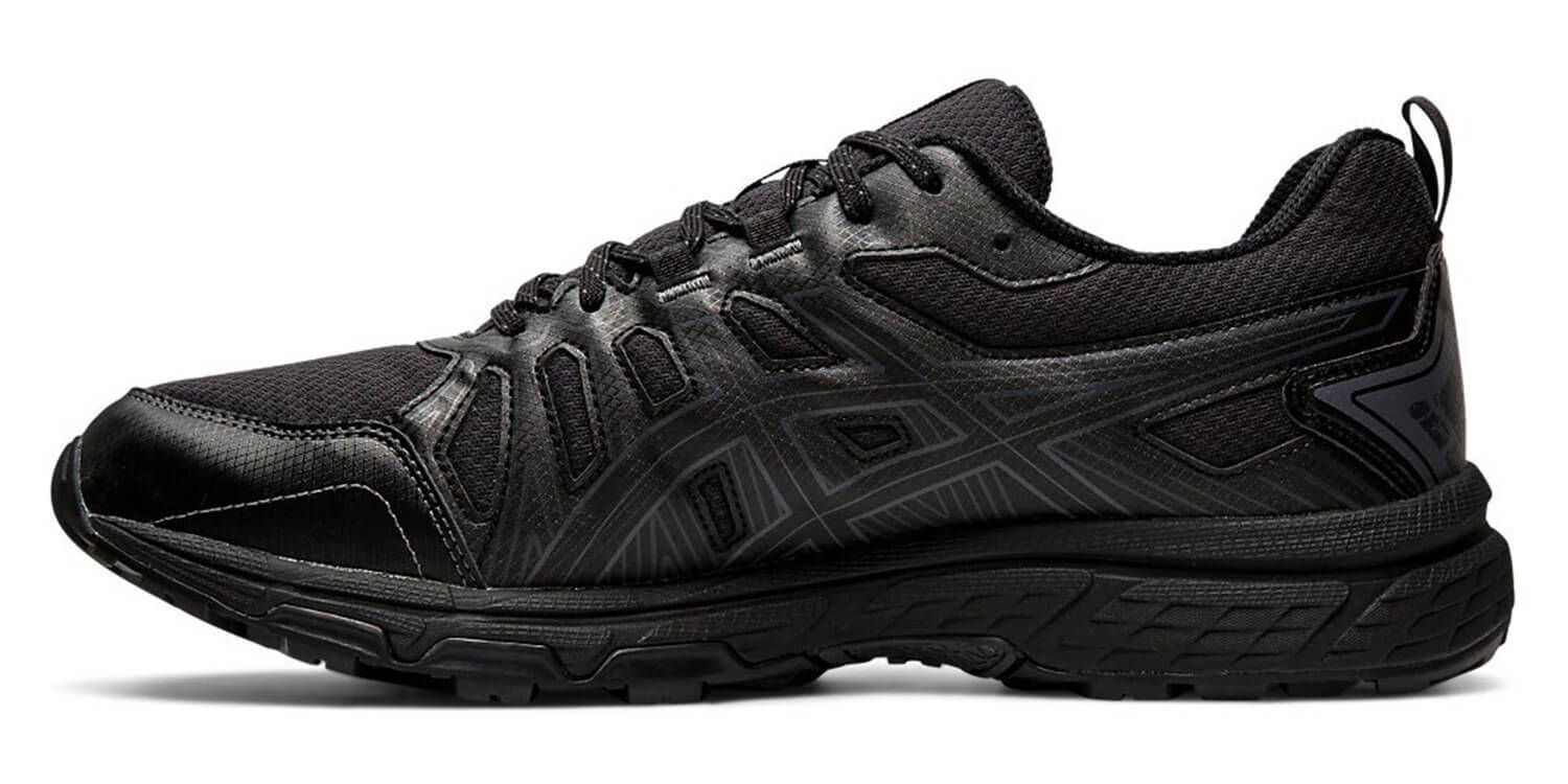 Asics Gel Venture 7 Wp кроссовки-внедорожники для бега мужские черные (Распродажа) - 4