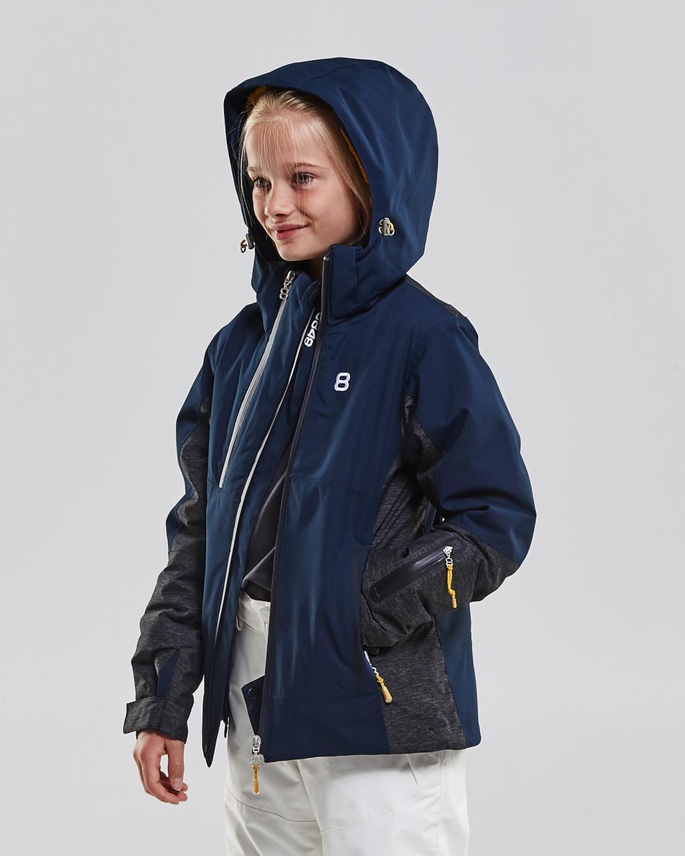 Горнолыжный костюм для девочки 8848 Altitude Rebecca Inca navy-mustard - 4