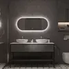 Art&Max Bari AM-BAR-500-1200-DS-F-WHITE Зеркало с подсветкой