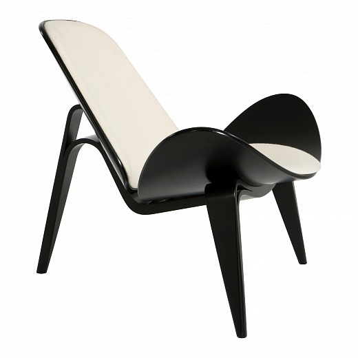 Кресло Shell Armchair (ткань) (by Steel Arts)
