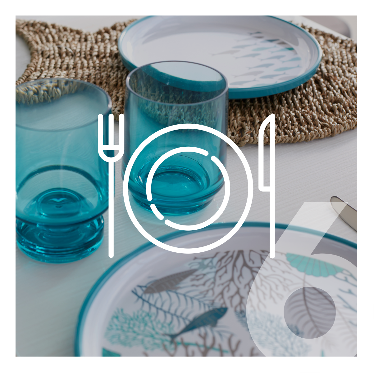 KITCHEN SET / COASTAL / 6