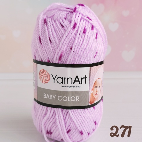 YARNART BABY COLOR 271,Нежная сирень