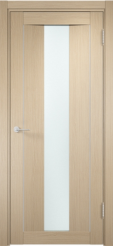 Дверь Сицилия 02 (беленый дуб, остекленная экошпон), фабрика Casa Porte