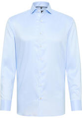 Сорочка мужская Eterna Slim Fit 4084-F182-12 голубая, серия Performance