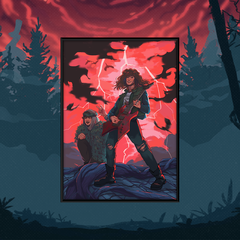 Постер "Stranger Things: Most Metal Ever"