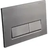 BelBagno BB-15R-GM Кнопка смыва, оружейная сталь