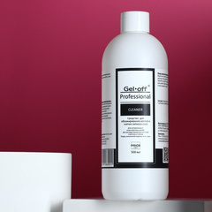 GEL-OFF Средство для обезжиривания ногтей Cleaner,500 мл