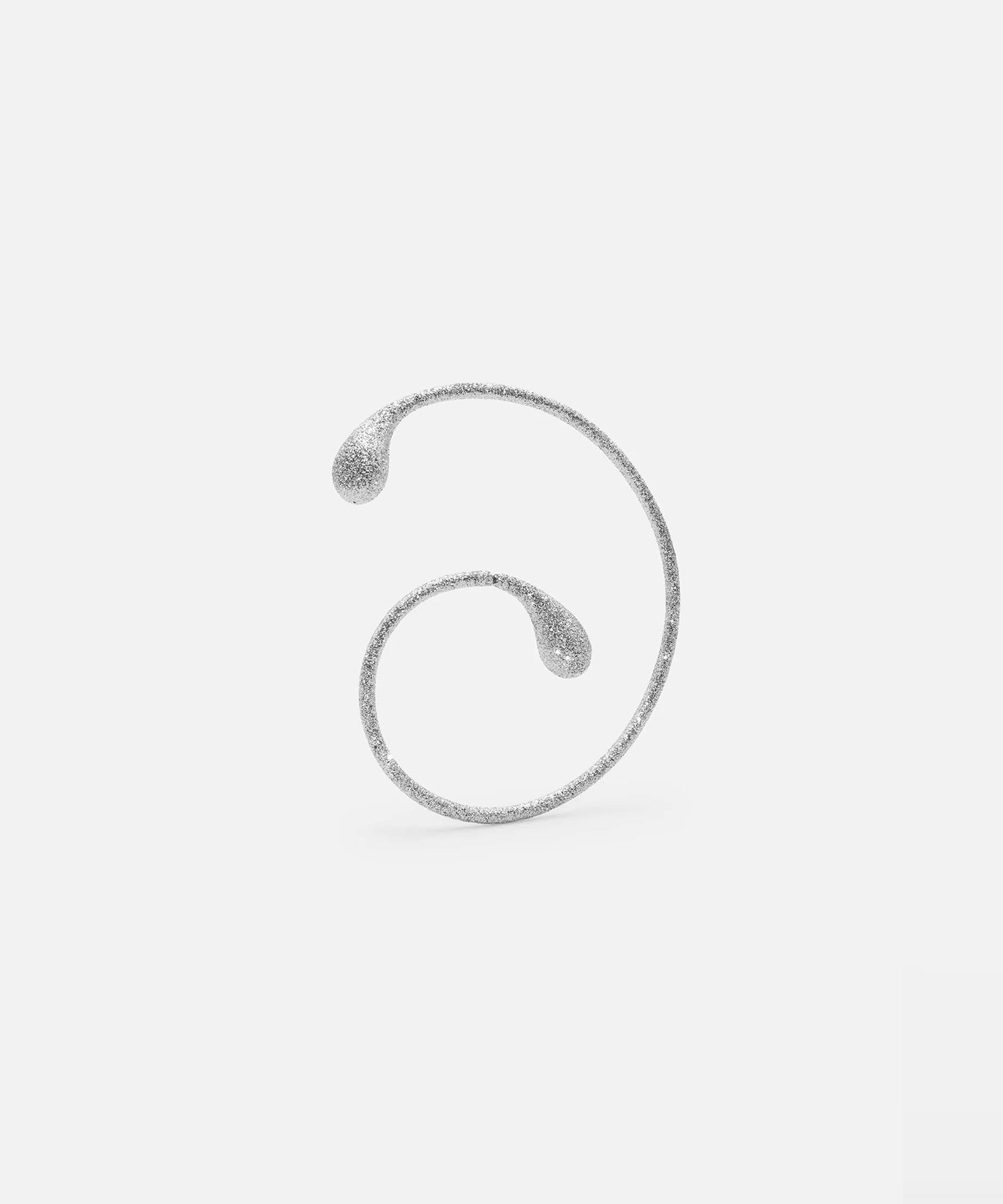 Моносерьга Pistil Mega Hoops Diamond Dust