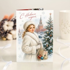 Открытка 4 шоколадки 