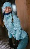 Шапка Noname Xc Knit Hat Mid Blue