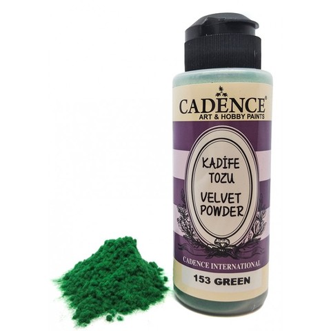 Бархат ,cadence цвет 153 зеленый,120мл