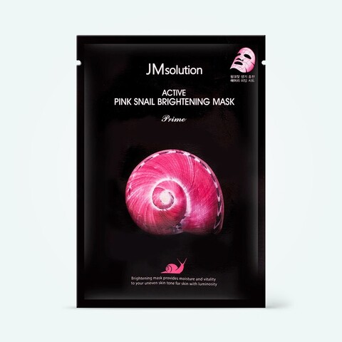 Тканевая маска JMsolution Active Pink Snail Brightening Mask