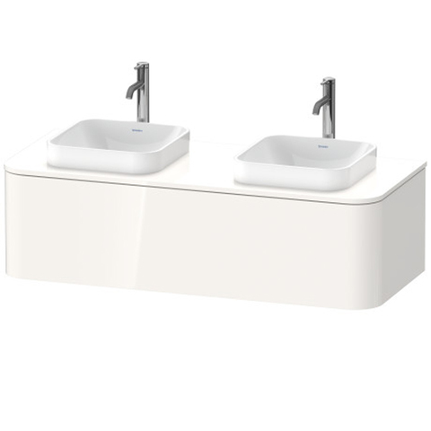 Duravit Happy D.2 Plus HP4943B2222 Тумба подвесная 354x1300x550мм 1 ящик, цвет: белый глянцевый