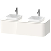 Duravit Happy D.2 Plus HP4943B2222 Тумба подвесная 354x1300x550мм 1 ящик, цвет: белый глянцевый