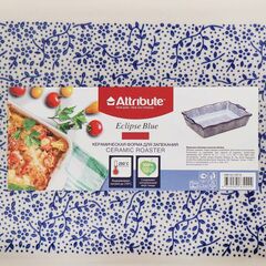 Форма для выпечки керам, 20х30 см, прямоуг, син, Atribute, Eclipse blue, ABK102-SRT-B