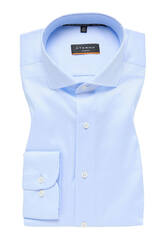 Сорочка мужская Eterna Slim Fit 4084-F182-12 голубая, серия Performance