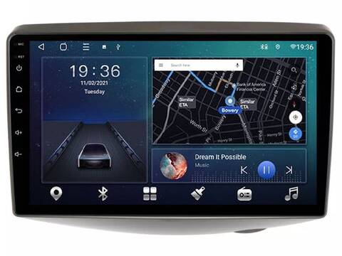 Магнитола Toyota Vitz (1999-2005) Android 11 3/32GB QLED DSP 4G модель TO-209TS18