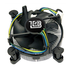 Кулер для CPU BaseTech Original, 1х80мм, 4-pin, Al+Cu, серебристый-черный, 800-2700rpm, 27дБ, TDP 80Вт, INTEL 1200/115x/775, AMD Не поддерживается (BT-ORIG-ALCU)