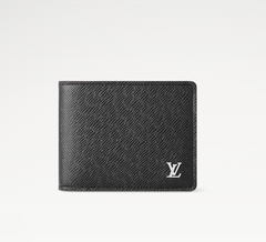 Бумажник Louis Vuitton Multiple из тиснёной яловой кожи Taiga