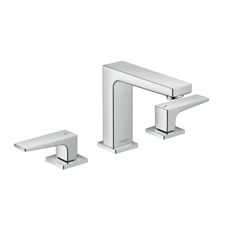 Hansgrohe Metropol 32514000 Смеситель для раковины двухвентильный на 3 отверстия с донным клапаном