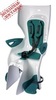 Велокресло Bellelli  Summer Standard B-Fix White/Turquoise, крепление к подседельной трубе