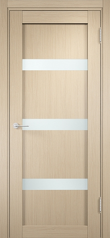 Дверь Сицилия 12 (беленый дуб, остекленная экошпон), фабрика Casa Porte