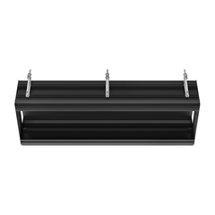 Gessi Binario 61019#299 Профиль линейный 1090 мм., без подготовки под модули, цвет Black XL фото