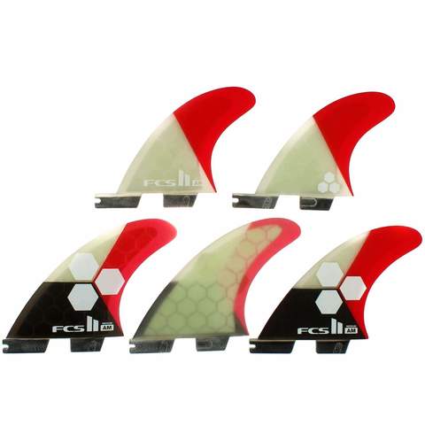 FCS II AM PC Medium Flame Tri-Quad Retail Fins