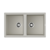 Omoikiri Tedori 86-2-WH 4993927 Кухонная мойка Tetogranit/белый