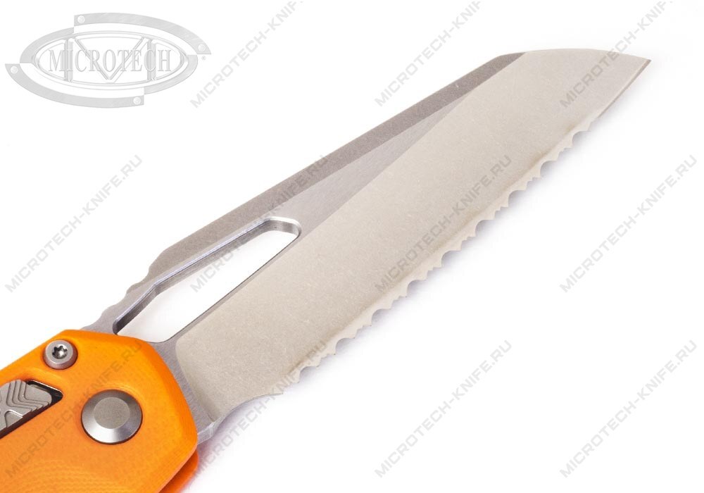 Нож Microtech MSI 210-12FRGTOR RAM-LOK FRAG Orange G10 Full Serrated