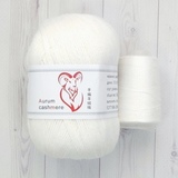 Пряжа Aurum Cashmere 901 белый