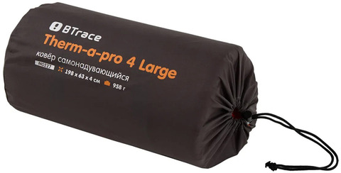 Картинка коврик самонадувающийся Btrace Therm-a-Pro 4 оранжевый - 16