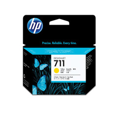 Картридж струйный HP 711 CZ136A жел. для DgnJ T120/520 (3шт/уп)