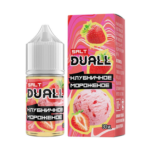 Жидкость DUALL Salt 2% Light 30 ml - Клубничное мороженное