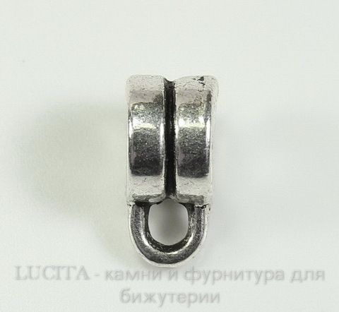 Бейл (цвет - античное серебро) 9х6х4 мм ()