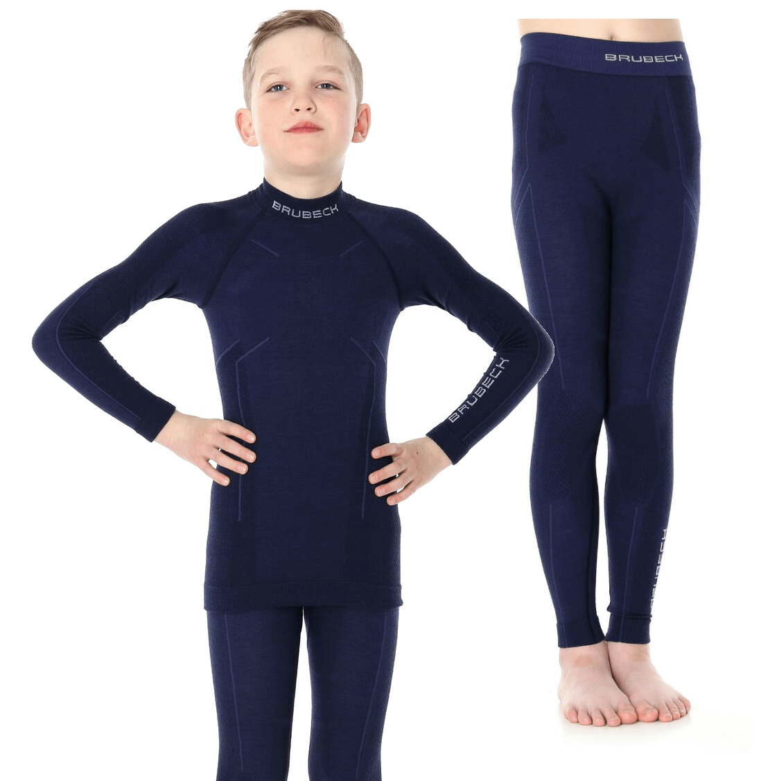 Brubeck Active Wool детский комплект термобелья - 14