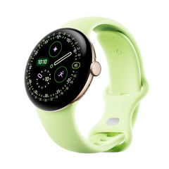 Умные часы Google Pixel Watch 4 Wi-Fi, 41mm, Champagne Gold/Lemongrass (Золотой/Желтый)