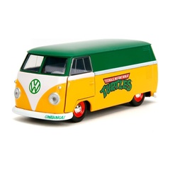 Модель автомобиля Jada Hollywood Rides 1:32 Черепашки-ниндзя 1961 VW Bus 35666 · предзаказ