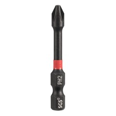 Бита PH2 х90мм Impact(ударная) S2 1шт SGS 6390-PH2-IB