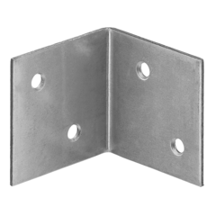 ЗУБР УМШ-1.5, 40 x 40 x 40 x 1.5 мм, белый цинк, широкий мебельный уголок (31034-40) (50штук)