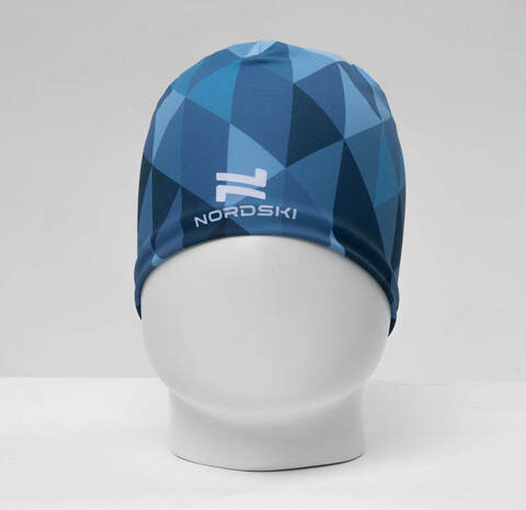 Гоночная шапка подростковая Nordski Jr Race blue