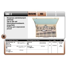 Набор метчиков и плашек UNC 1/2