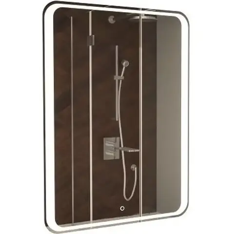 Art&Max Elegant AM-ELE-700-800-DS-F Зеркало с подсветкой, цвет: белый
