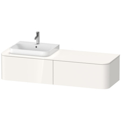 Duravit Happy D.2 Plus HP4944L2222 Тумба подвесная 354x1600x550мм 2 ящика, SX, цвет: белый глянцевый фото