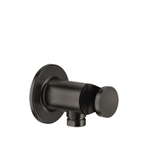 Gessi Inciso 58161#299 Вывод воды с держателем для душевой лейки на 1/2", цвет: nero XL фото
