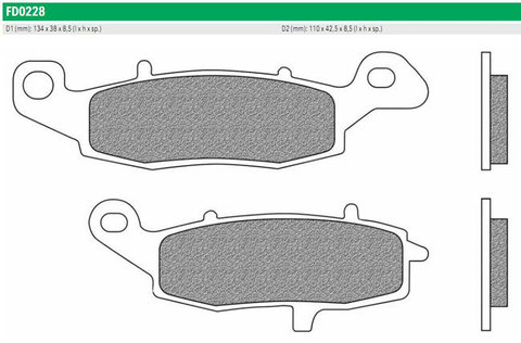Тормозные колодки Newfren FD0228TS Road Touring Sintered (FDB2048ST)