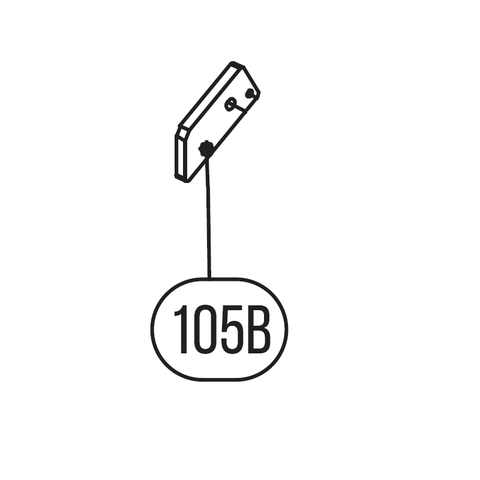 Цена на Запчасть №105B для HGSR. Пластина