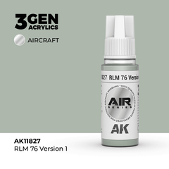 Акриловая краска AK Interactive RLM 76 Version 1 3GEN AIR, 18мл