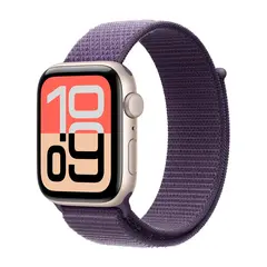 Умные часы Apple Watch SE 3 (2025) GPS, 44mm, Starlight Aluminium Case with Purple Fog Sport Loop